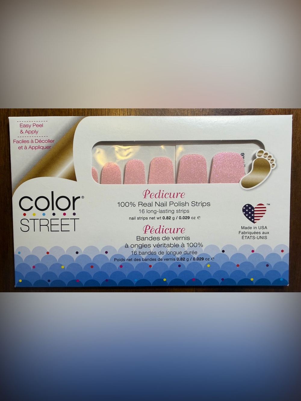 RETIRED Color Street Set (Guava Pedicure)